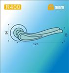 Ручки раздельные MSM R400 SB/PB ( Матовая латунь/Полированная латунь) на круглом основании