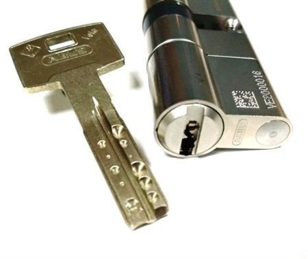 Механизм цилиндровый Abus Vela MX (Абус Вела) 60мм (30*30) никель, кл/кл